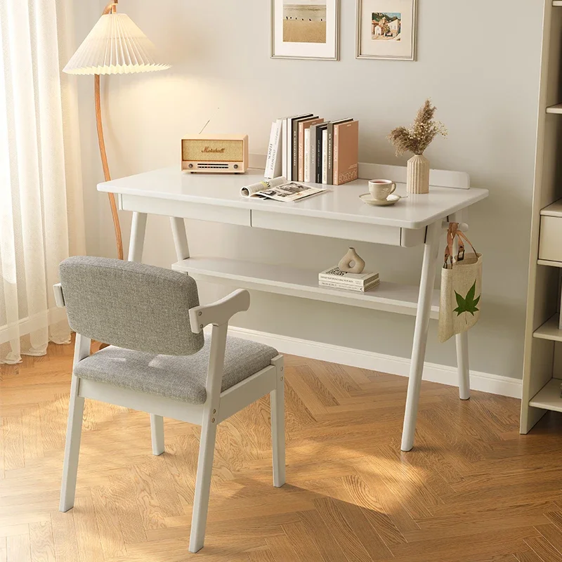 Nordic solid wood desk simple household desktop