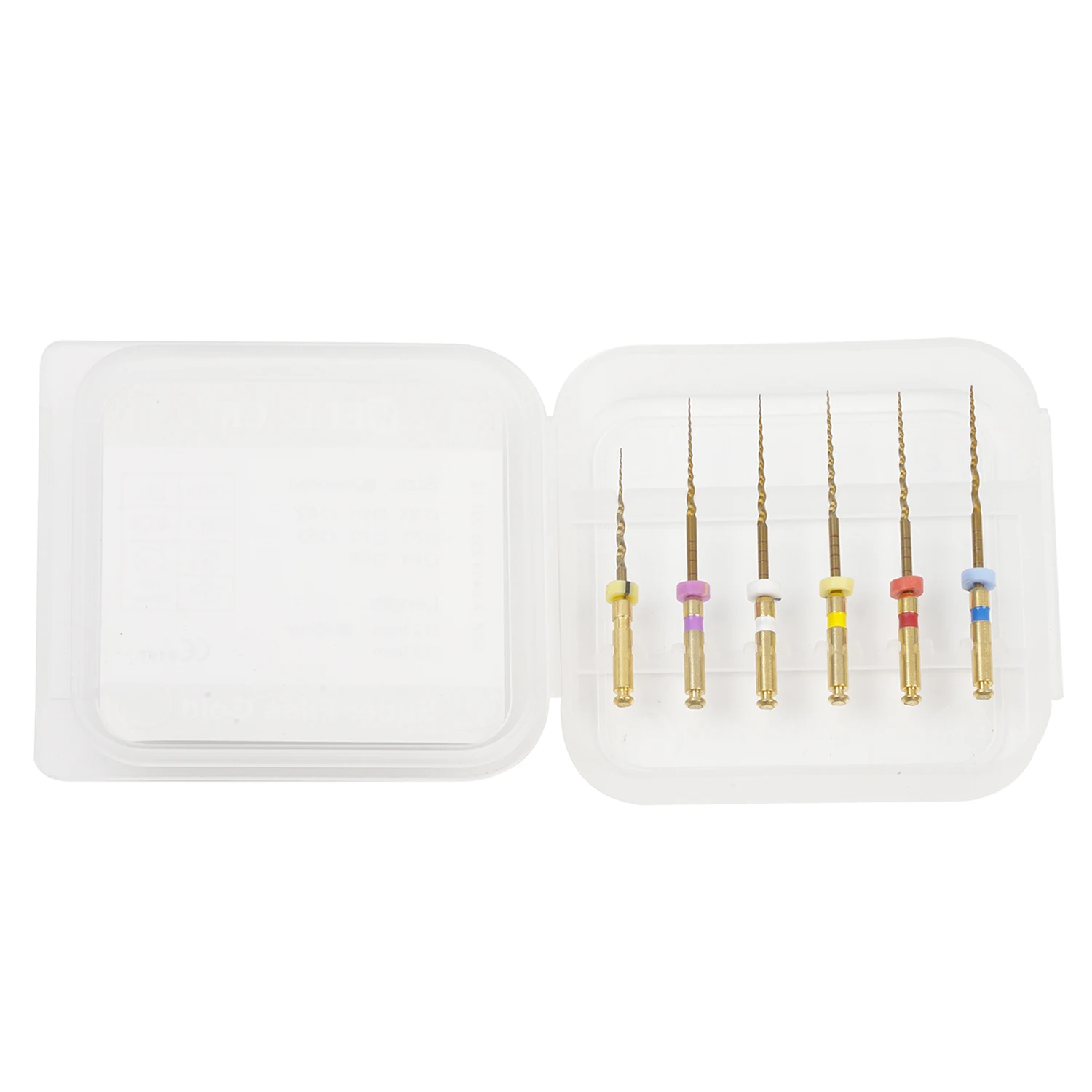 WELLCK Dental Endodontic Files Large Taper File Gold Taper NITI Rotary File Engine Use SX-F3 21/25mm Dental Lab Instrument 6