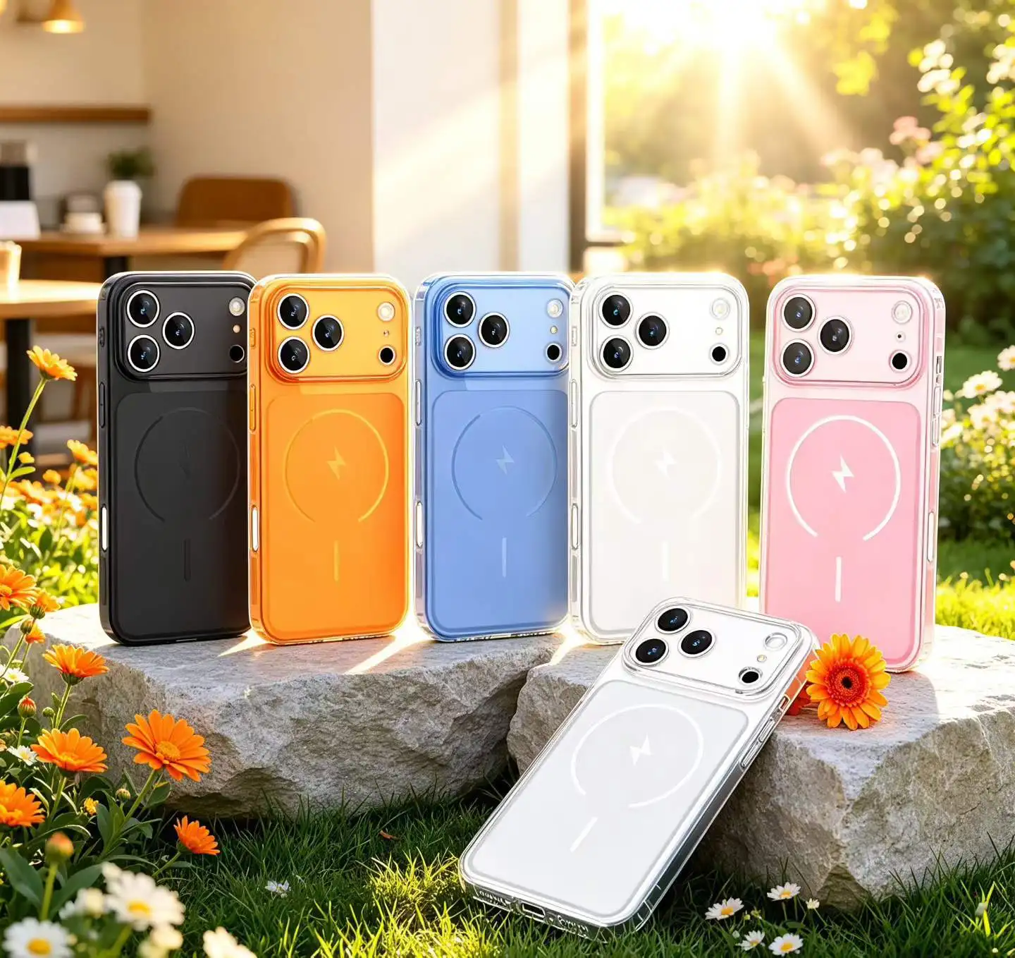 Shockproof Clear Soft Matte Phone Case