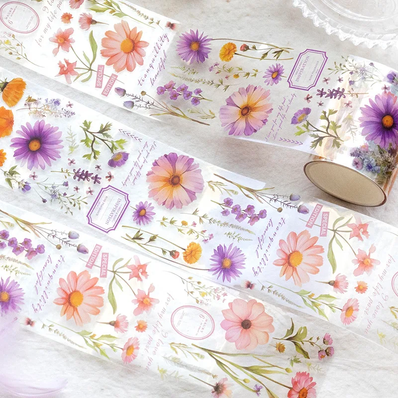 Adhesive Tape Washi Tape Adhesive Tapes Masking Tape Card Lover 50mm*2m [River of Years Series] Vintage Journal Masking Tape Waterproof Paper Washi Tape Material Scrapbook Kit
