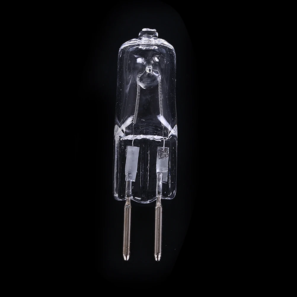 크리스탈 라이트 기계 작업 램프, G5.3, 220V, 35W, 50W, 할로겐 램프 구슬, 노란색, 밝은 색상, 투명 전구, 5 개