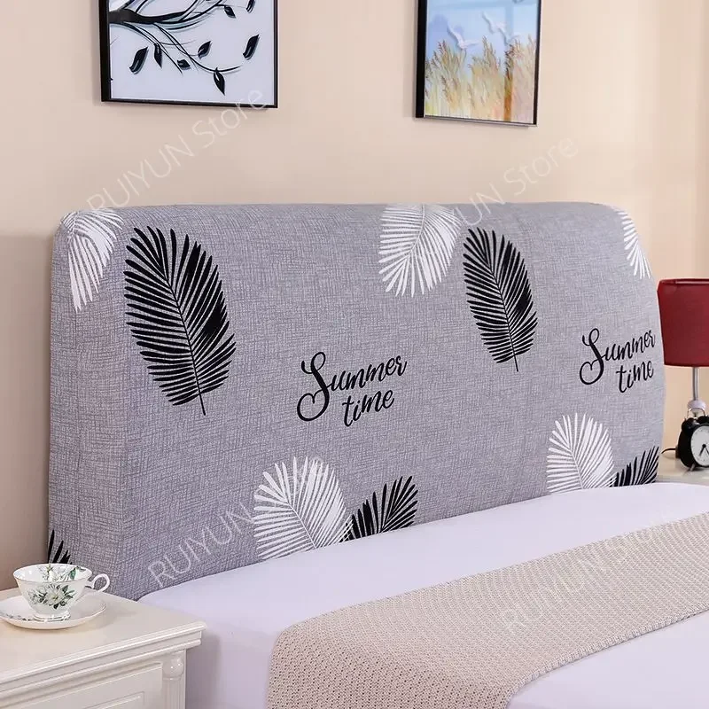 Print All-inclusive Bed Head Cover Spandex Elastic Bed Headboard Cover Head Back Protective Soft Dust Protector bed headboard cover