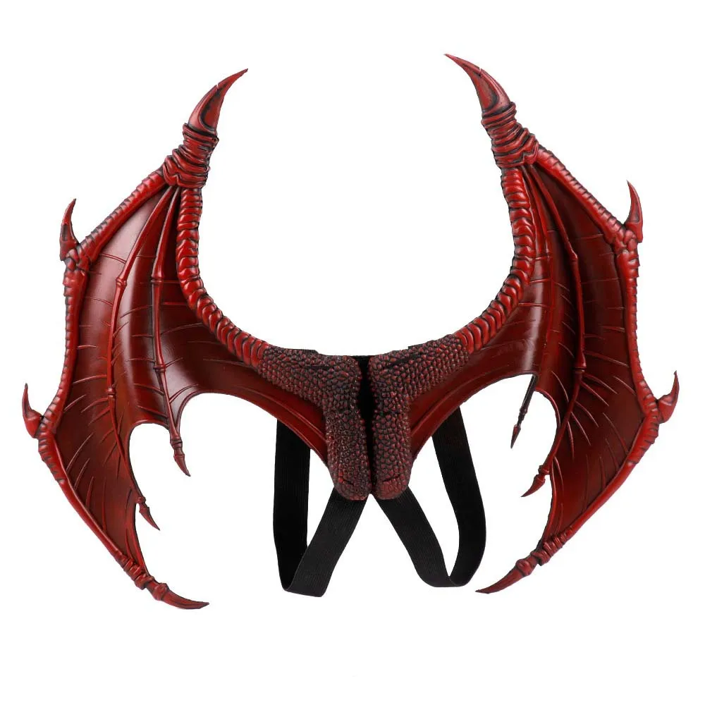 

3D Dragon Wing for Adult Kids Masquerade Halloween Dragon Wing Carnival Dressing Demon Cosplay Accessory Dinosaur Scary Costumes
