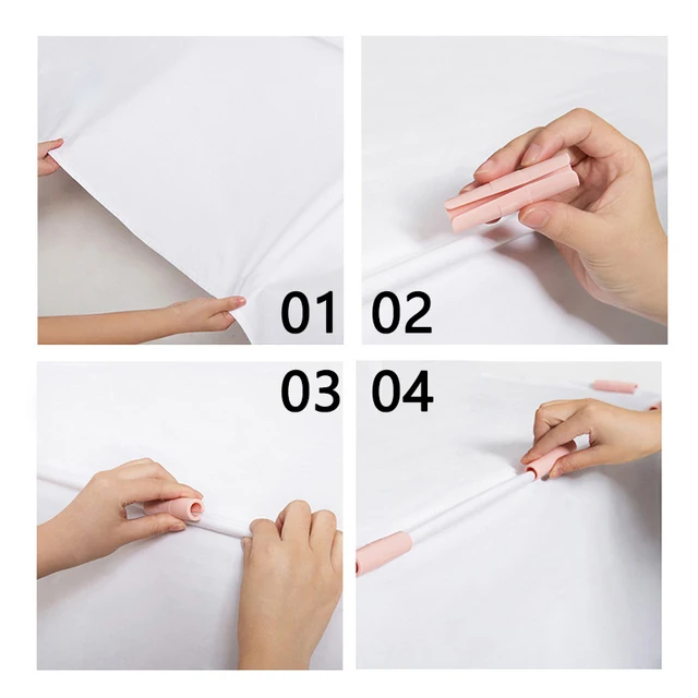 5Db-Es Ágynemű Klipek Műanyag Csúszásálló Bilincs Paplan Ágytakaró Megfogók Rögzítők Matrac Tartó Otthoni Hálószoba Kellékek - Image 6