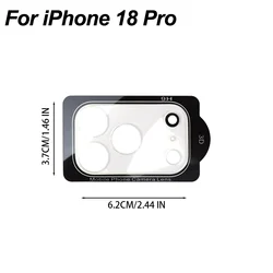 Premium Tempered Glass Camera Protector - HD Clear Rear Lens Cover Film (1 - 4 Pack) - 4PCS (For iPhone 18 Pro)