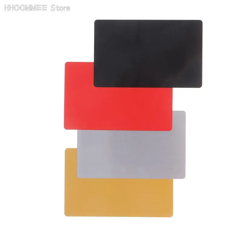 10 Pcs Blank Metal Business Card Aluminum Alloy Blanks Card DIY Laser Printing Business Cards Kit business cards custom cards