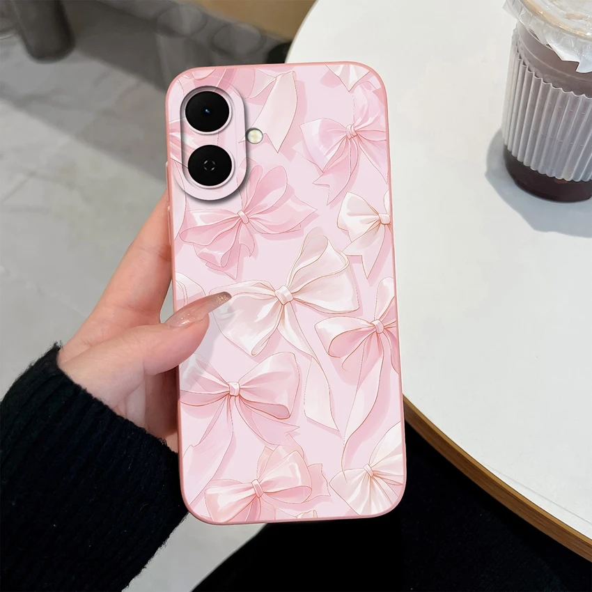 Pretty Flowers Pattern Full Coverage Soft Silicone Phone Case Cover