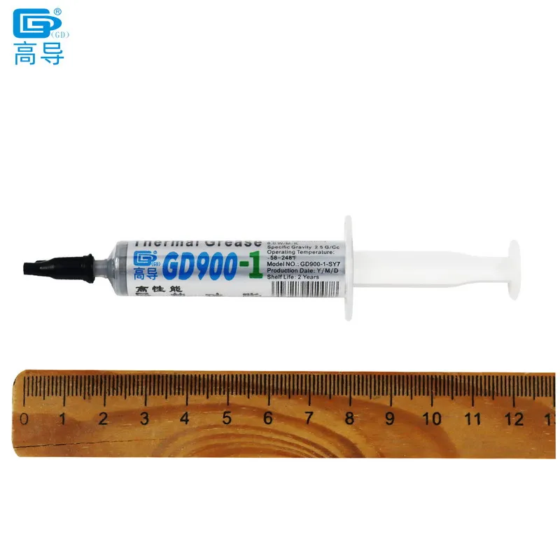 Graxa Condutora Térmica para Cpu Gpu Gesso Cinza Composto Dissipador de Calor para Ssy bx cb cn st Peso Líquido Gramas Gramas Gramas 15 Gramas 30g Gd9001 - Imagem 6