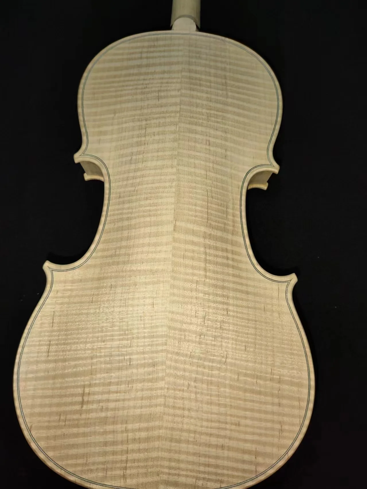 

1 шт. белая скрипка искусственная ель верх черное дерево часть 4/4 G0618 # с детской