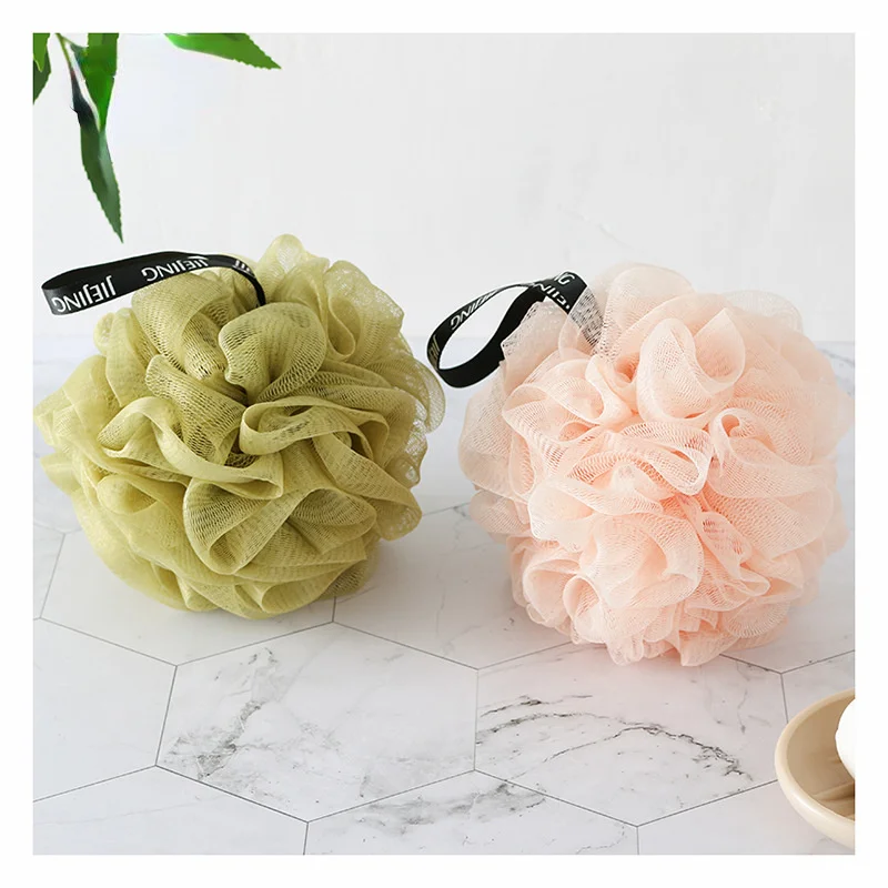 Soft Mesh Bath Sponge Balls bath sponge ball For Cleaning Shower 1 Pc