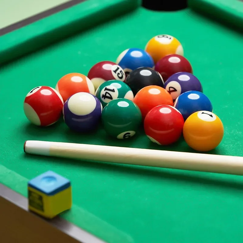 Children's pool table with feet ball table home wooden mini multifunctional board game toy billiards Kids Billiards