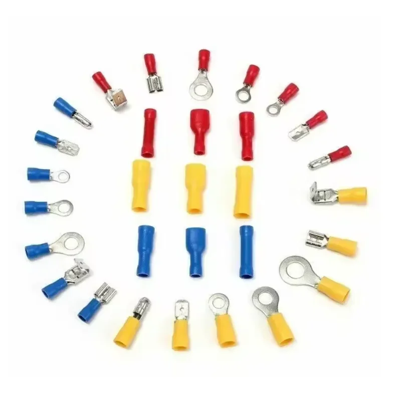Insulated Electrical Wire Connector Kit-280-Piece Crimp Terminal Set with Spade, Ring, Fork& Butt Connectors for Auto & Home Use