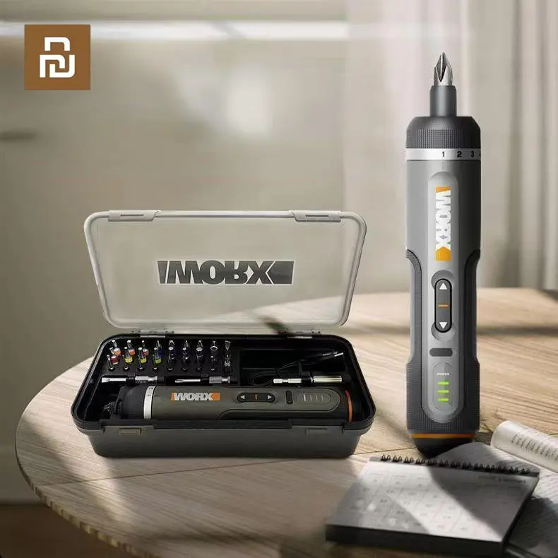 

Новинка наборы электрических отверток Youpin Worx 4 в WX242 умная Беспроводная электрическая отвертка с USB-зарядкой и ручкой 30 Бит Набор инструментов