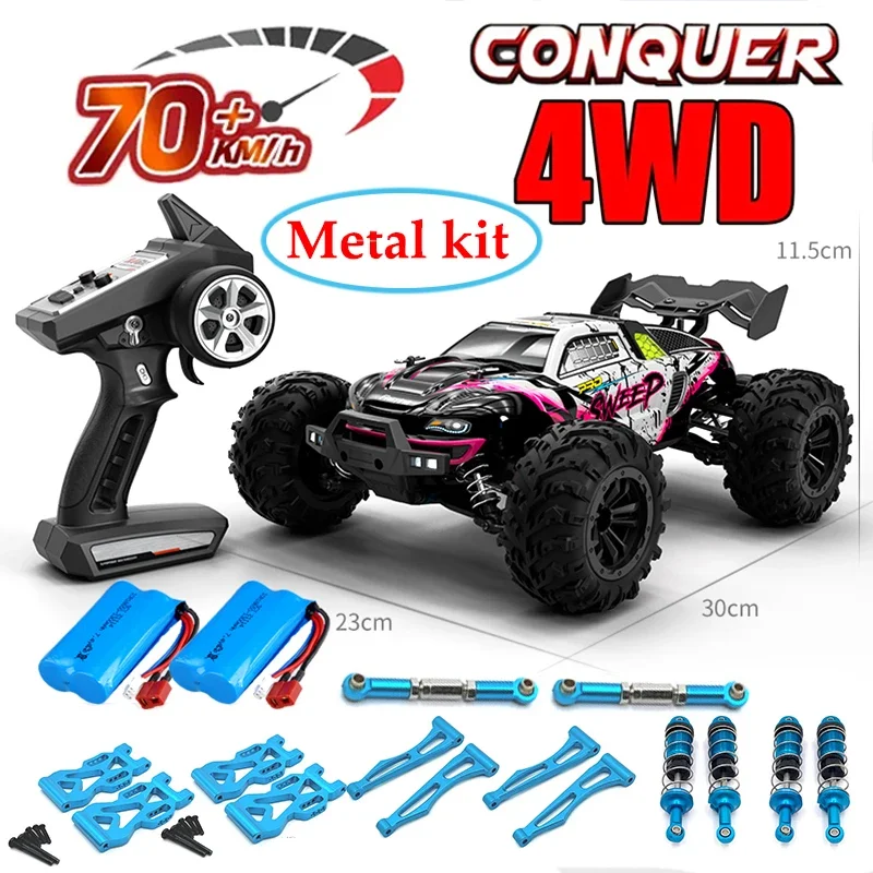 

1:16 75 км/ч или 50 км/ч 4WD Радиоуправляемая машина со стандартным дистанционным управлением автомобили высокая скорость Дрифт монстр-Трак для детей Vs Wltoys 144001 игрушки