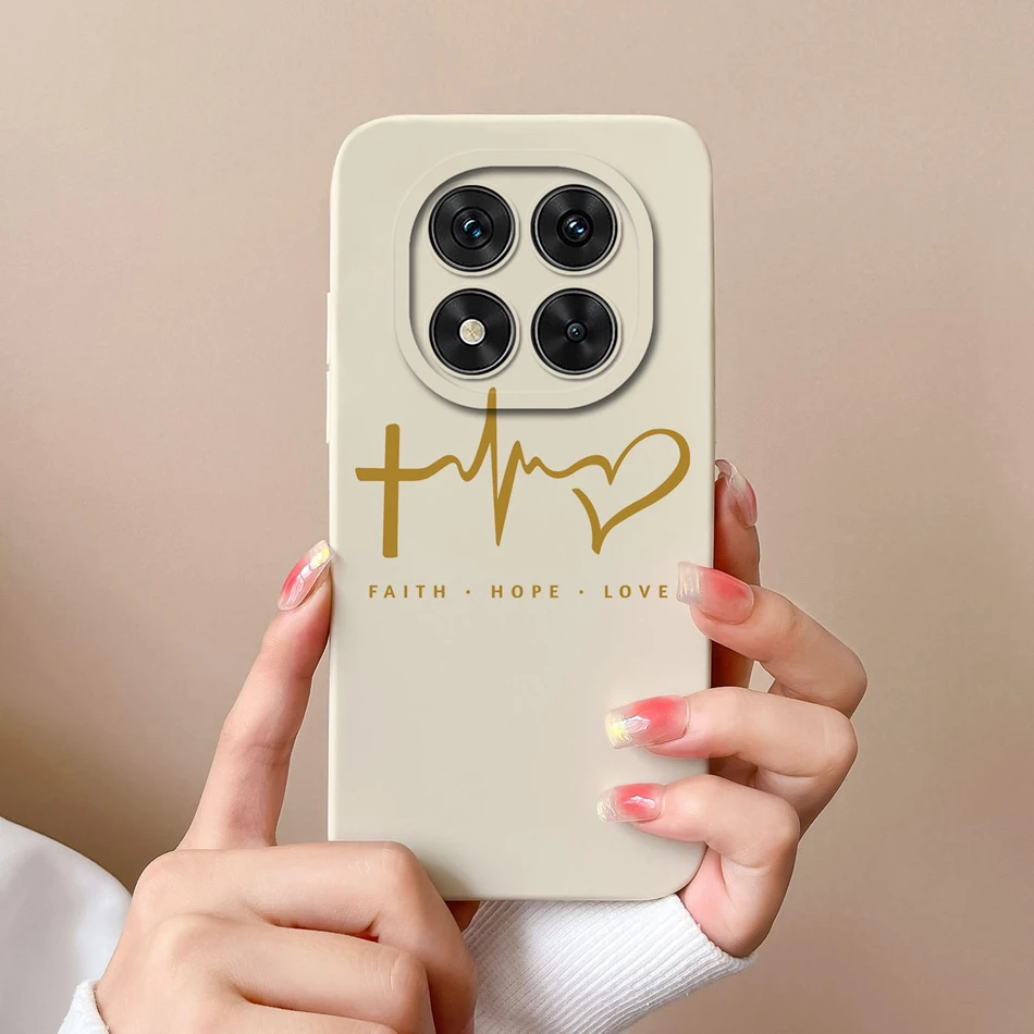 Fashionable Soft Liquid Silicone Phone Case for Xiaomi Redmi Note 14 Pro Plus