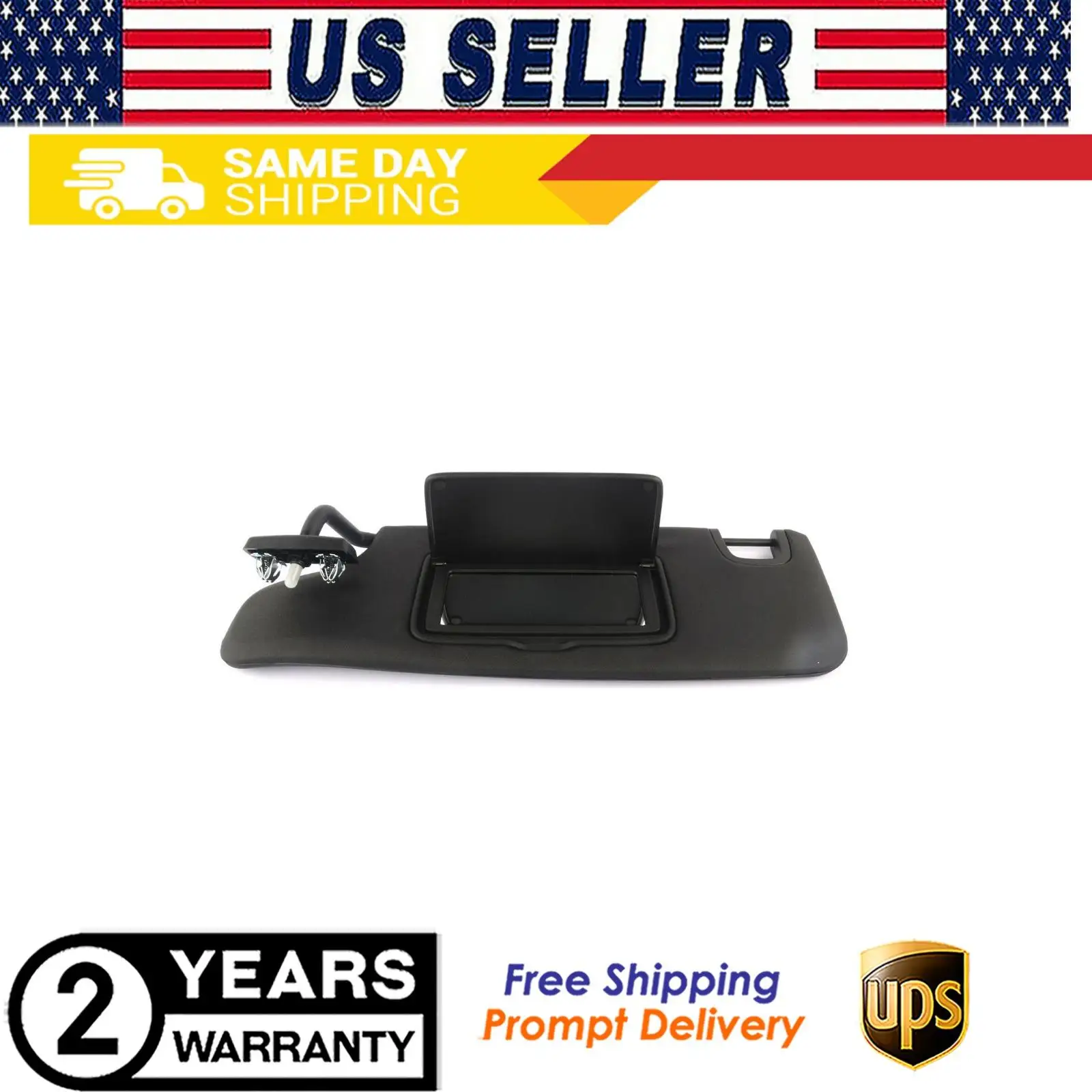 

AP01 Sun Visor Driver Side For Jeep Wrangler (JK) 6CJ07DX9AA 3.6L 3.8L V6 - Gas 11-18 6CJ07DX9AA