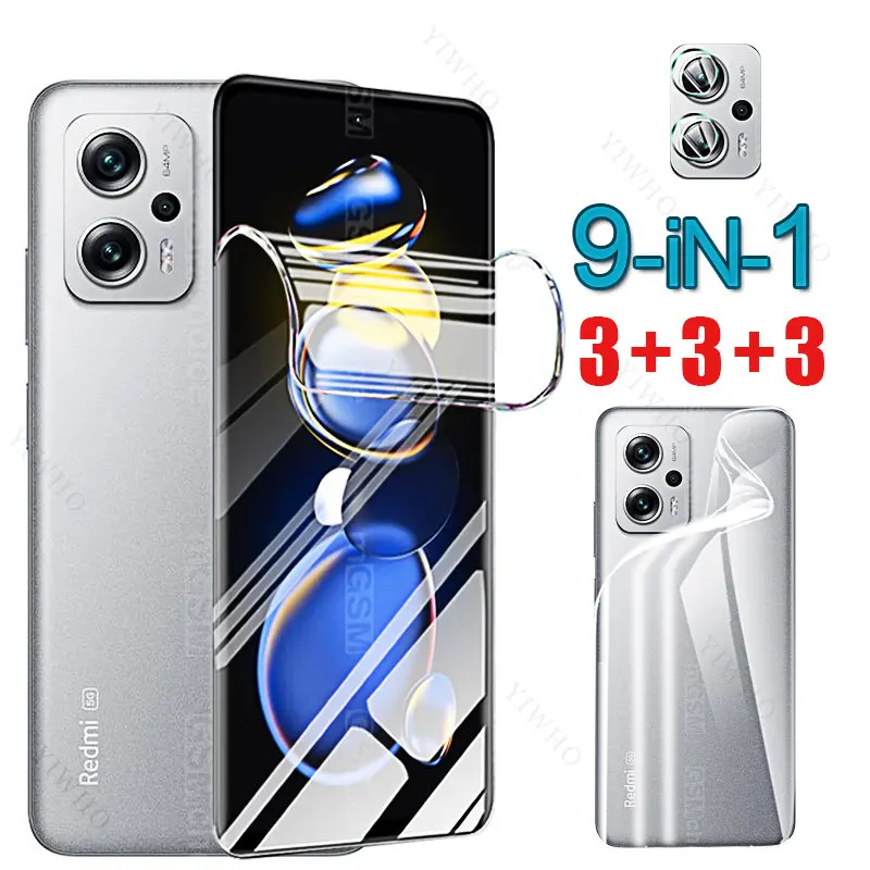 Per Xiaomi Redmi Note 11 T Pro Plus Pellicola Protettiva Per Schermo Posteriore Hydrogel Per Redmi Note 11 T 11 T Proplus Pro + 6.6 "22041216Uc Lens