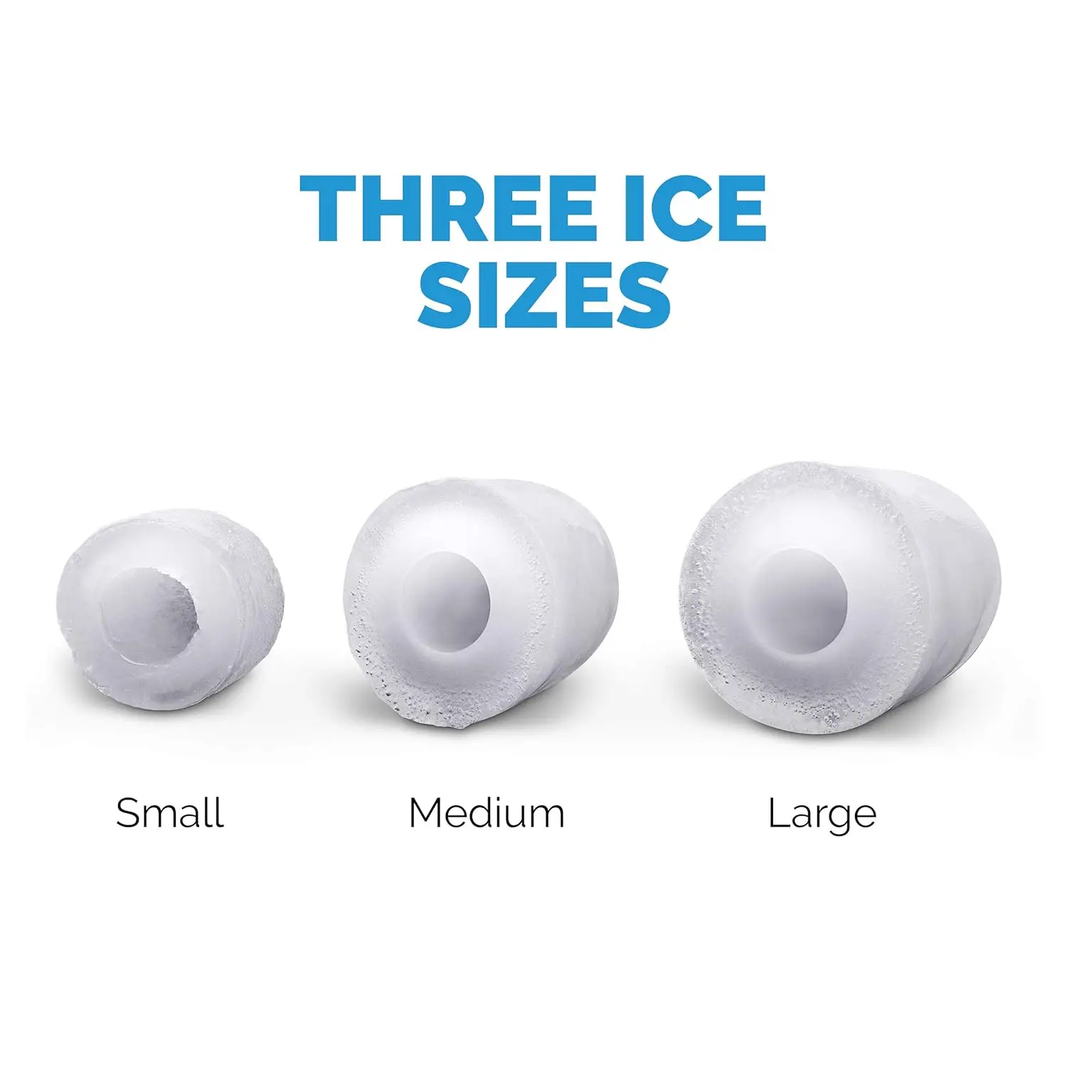 Compact Automatic Ice Maker, Cubes Ready in 6 Minutes, 28 Pounds in 24 Hours