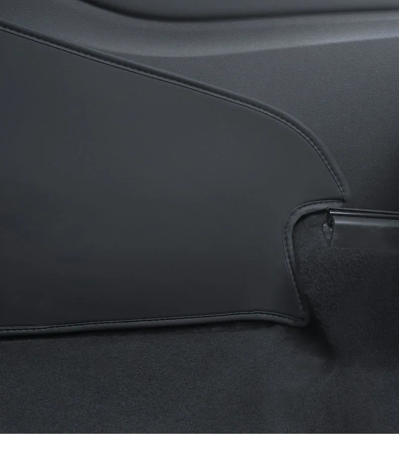 Für Tesla Modell 3 Modell Y Center Control Side Anti-kick Pad Leder Anti-schmutzig Schutzhülle Verteidigung Fuß matte Auto Zubehör – Detail 14