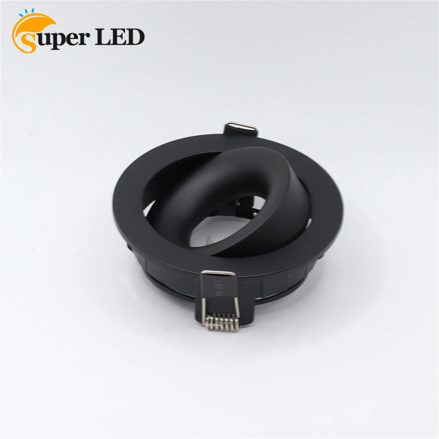 

Black Ceiling Downlight Mounting Frame Recessed GU10/MR16 Lamp Holder Fitting Cut Out 95mm Lighting Fixture