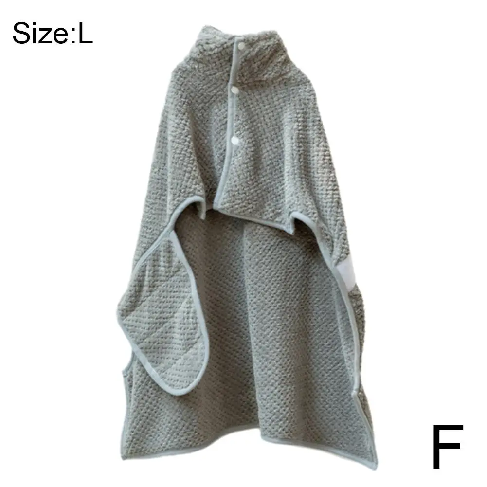 Dog Bathrobe Oversized Thick Absorbent Quick Drying Cat Supplies Golden Bath Coral Pet Bath Retriever Towel Fleece Towel To Q6A9
