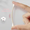 100Pcs Individually Wrapped Cotton Swabs Round Double Tipped Paper Sticks Cotton Buds for Ear Beauty Care 5