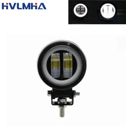 High - Performance Fog Headlight with Adjustable Lenses for Vehicles and Electric Scooters (1pcs 2led light)