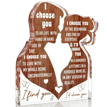 2D Flat, I Love You Gifts for Her Him Wife Husband Boyfriend Girlfriend 1