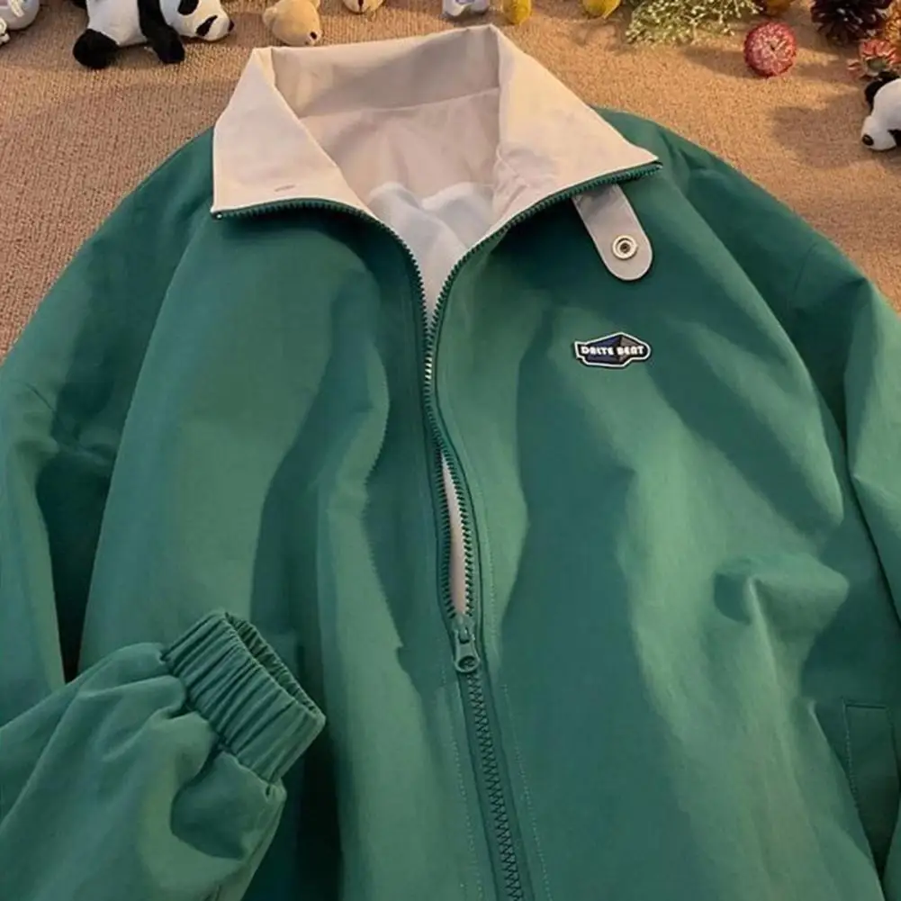 

Тренчкот женский на молнии, Стильный тренчкот с карманами на молнии, винтажная Повседневная Уличная одежда оверсайз, весна-осень