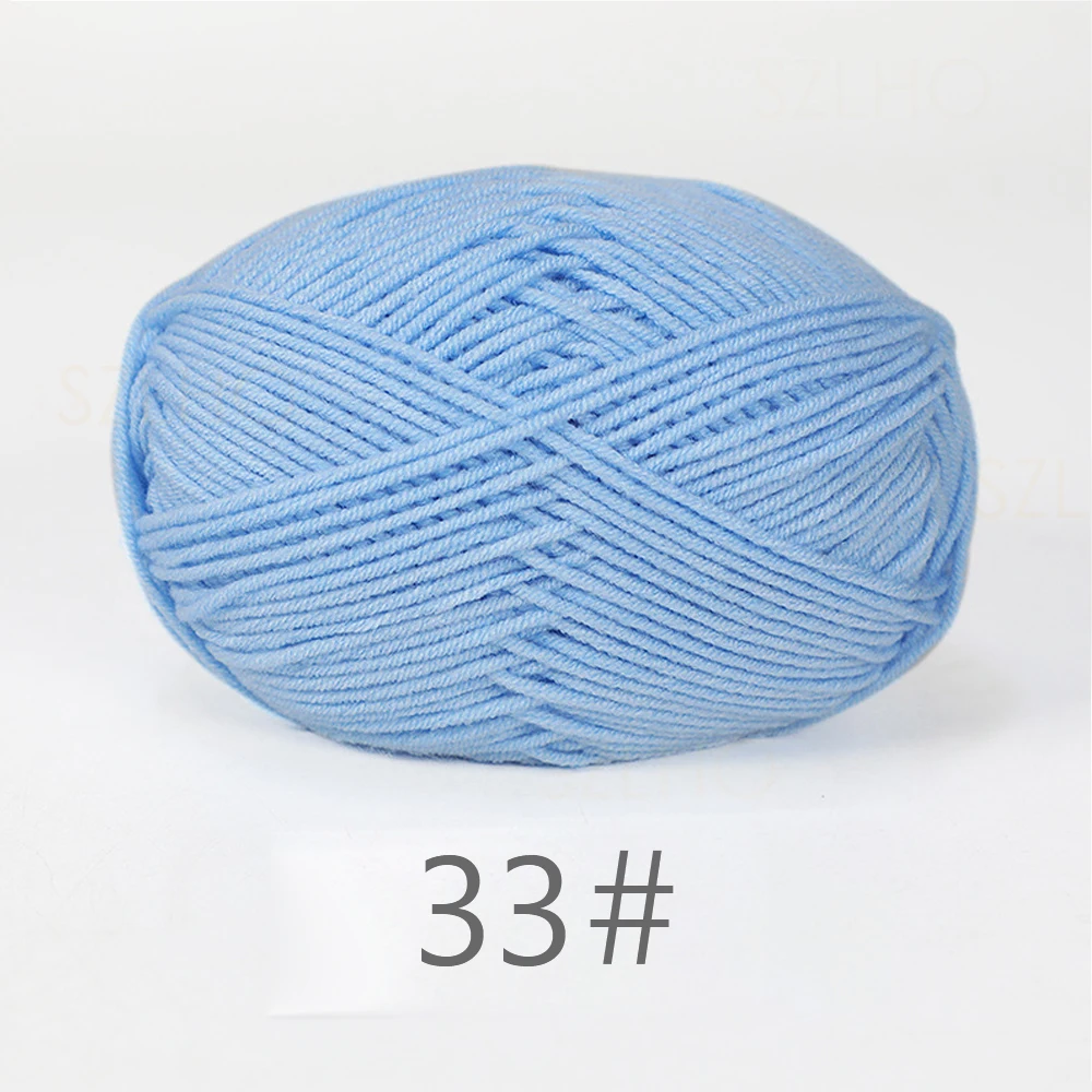 Luxurious Soft Milk Cotton Yarn Pack for Knitting and Crochet Projects - 5PCS, Total 250g