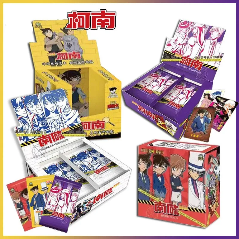 New Famous Detective Conan Card Xr Black Flash Card Tsr Colorful Bronzing Card Collector Edition Flash Card Regalo Per Bambini