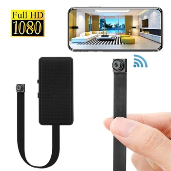 Mini telecamera HD 1080P Visione notturna a infrarossi Telecamera WiFi Modulo wireless portatile fai-da-te Visualizzazione remota Videocamera P2P Videoregistratore