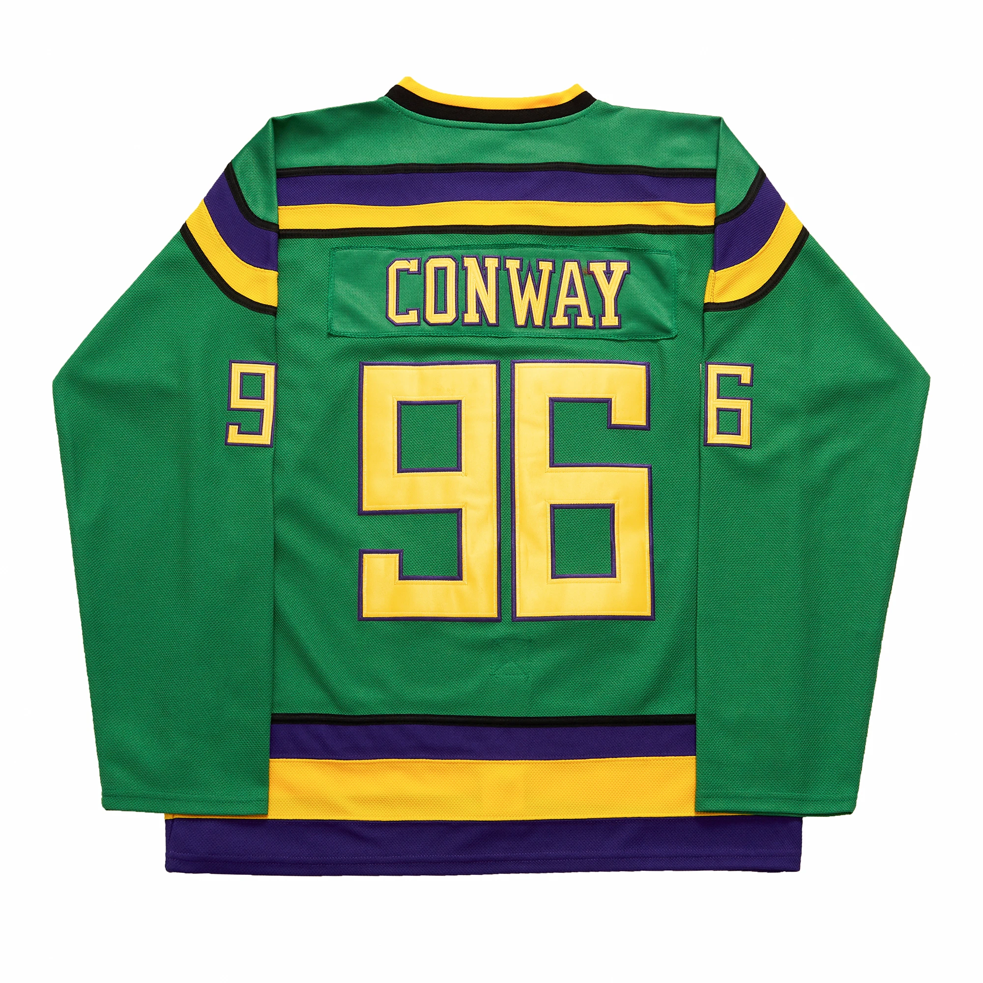 Ice Hockey Jerseys Mighty Ducks Movie Embroidered Jersey For Player Practice #99 BANKS #96 CONWAY Or Blank
