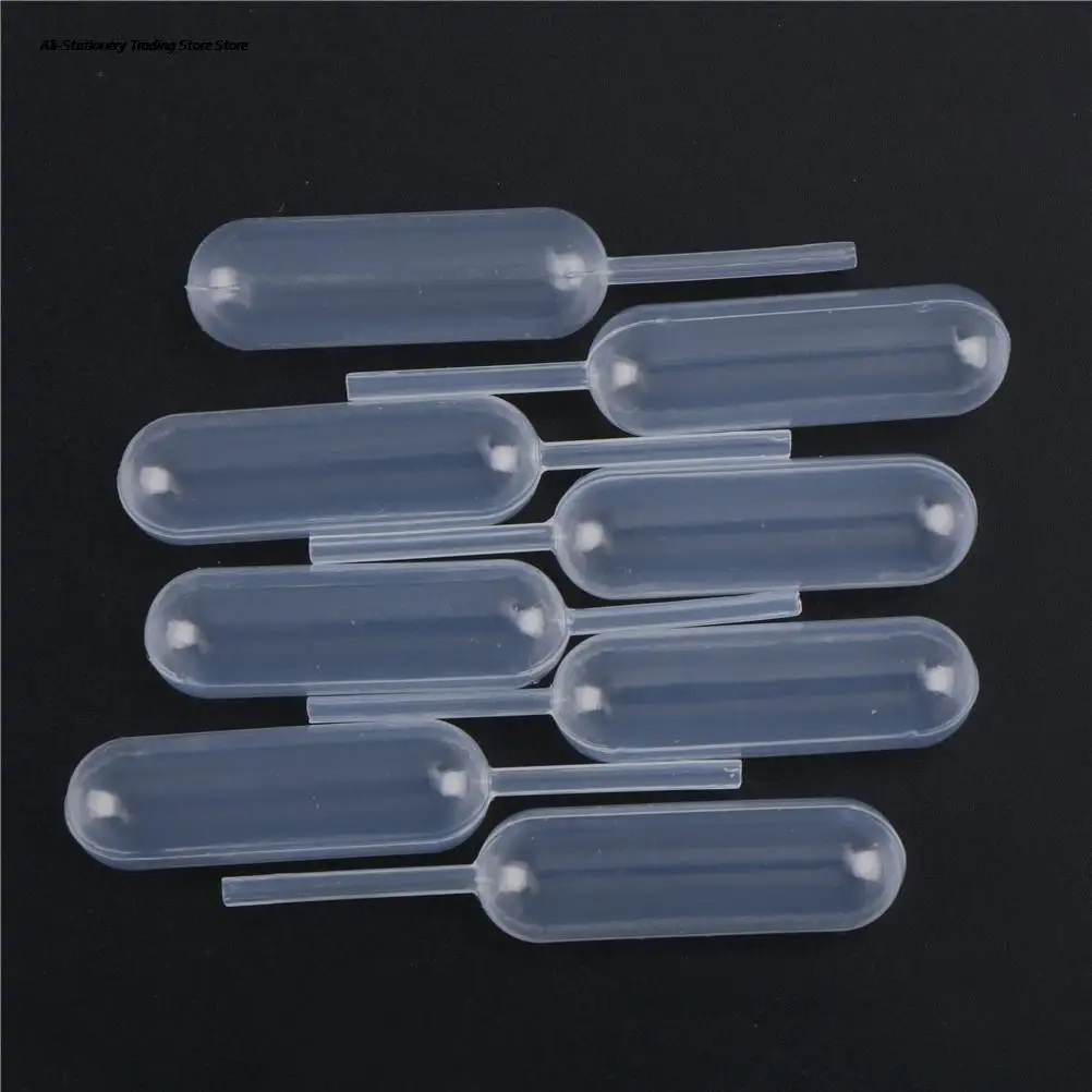 100 Stuks 4 Ml Plastic Squeeze Transferpipetten Dropper Wegwerp Pipetten Voor Aardbei Cupcake Ijs Chocolade
