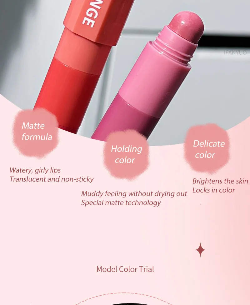 4 Colors Lipstick Set Lip Gloss 4 In 1 Matte Velvet Lipstick