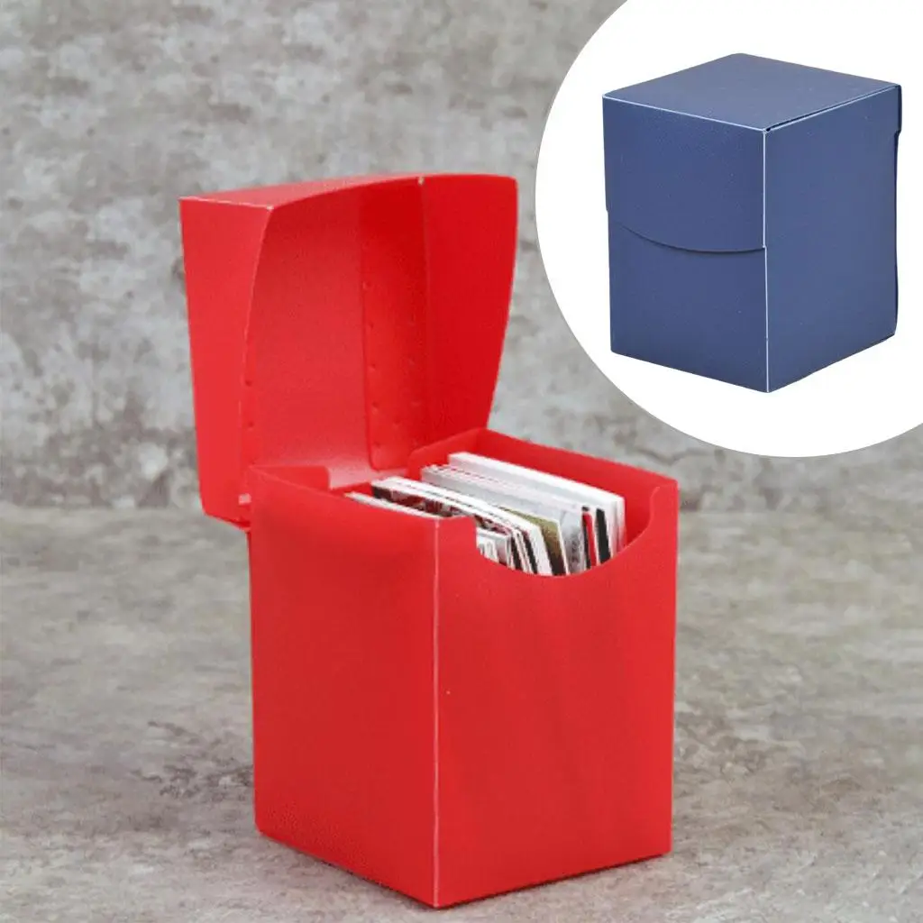 2X Plastic Card Storage Boxes Protector Holder for Game Cards Business Cards