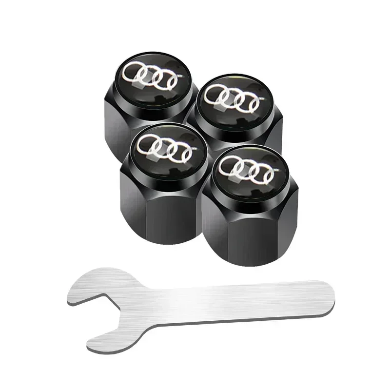 Luxury Car Wheel Tire Valve Caps - Dust-proof Rim Stem Covers
