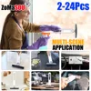2-24Pcs Mini Mop Folding Powerful Squeeze with Self-squeezing Floor Kitchen Toilet Washing Desk Window Car Clean Tools 1