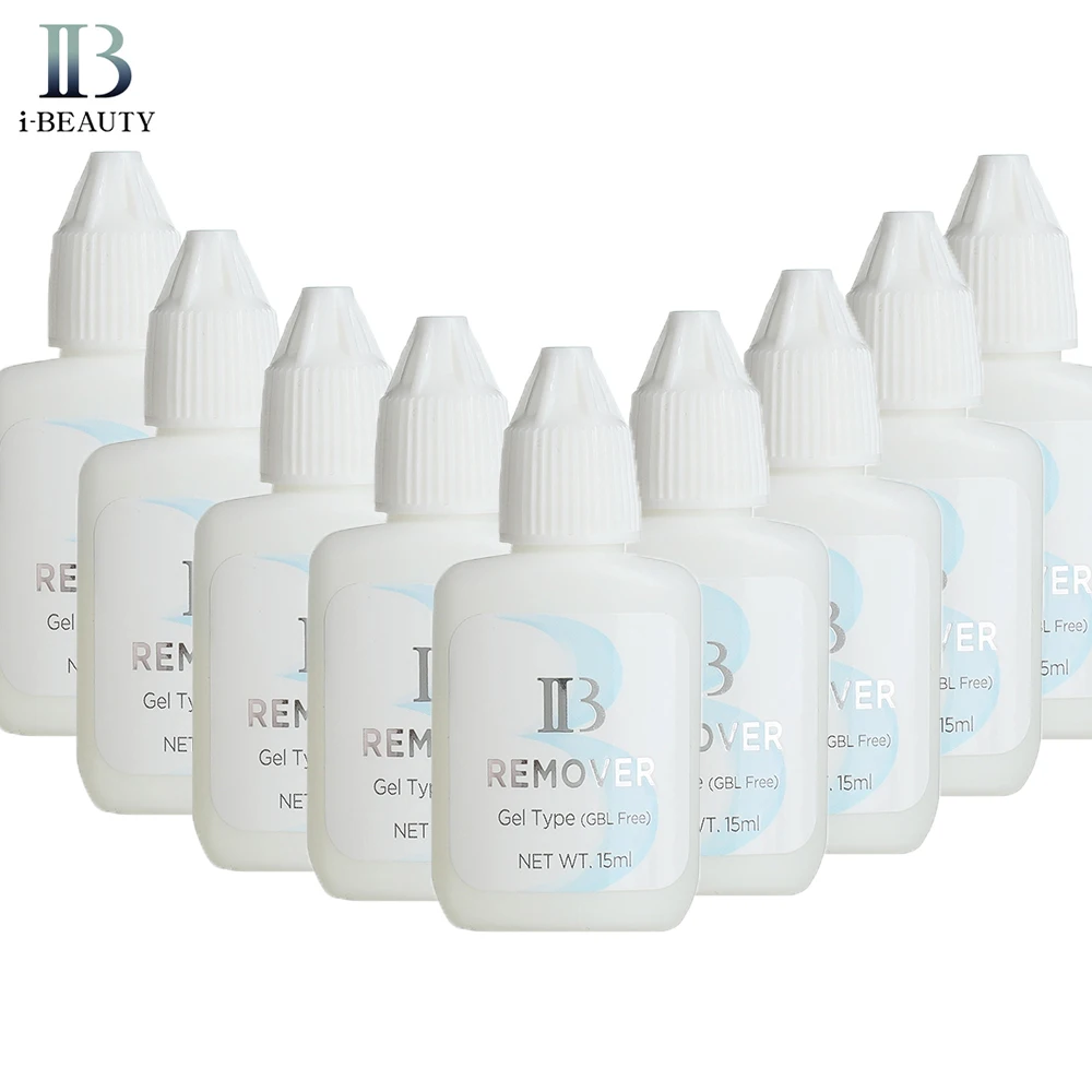 I Beauty Gel Remover for Eyelash Extension IB Clear Glue Remover 15ML for Professional Use 6