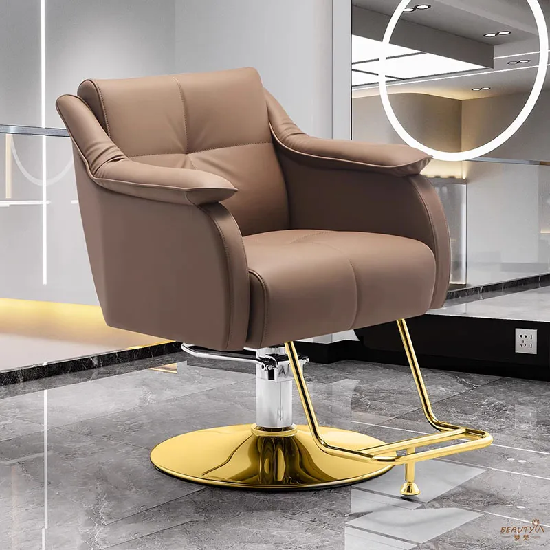 Luxury Facial Barber Chairs Beauty Hairdresser Stool Stylist Barber Chairs Makeup Vanity Sillas De Barberia Salon Furniture stool vanity barber chairs ergonomic stylist hairdressing facial barber chairs barbershop silla barberia luxury furniture