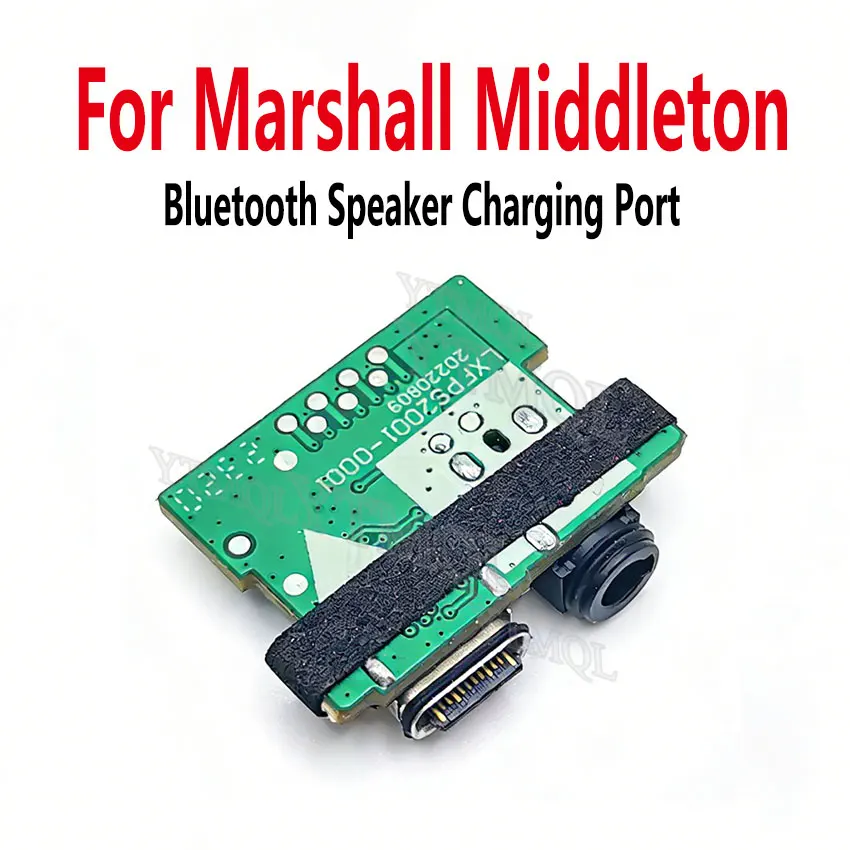 1PCS NEW Replacement PCB TYPE C Charging Port Audio Connector Assembly for Marshall Middleton Bluetooth Speaker Repair Parts