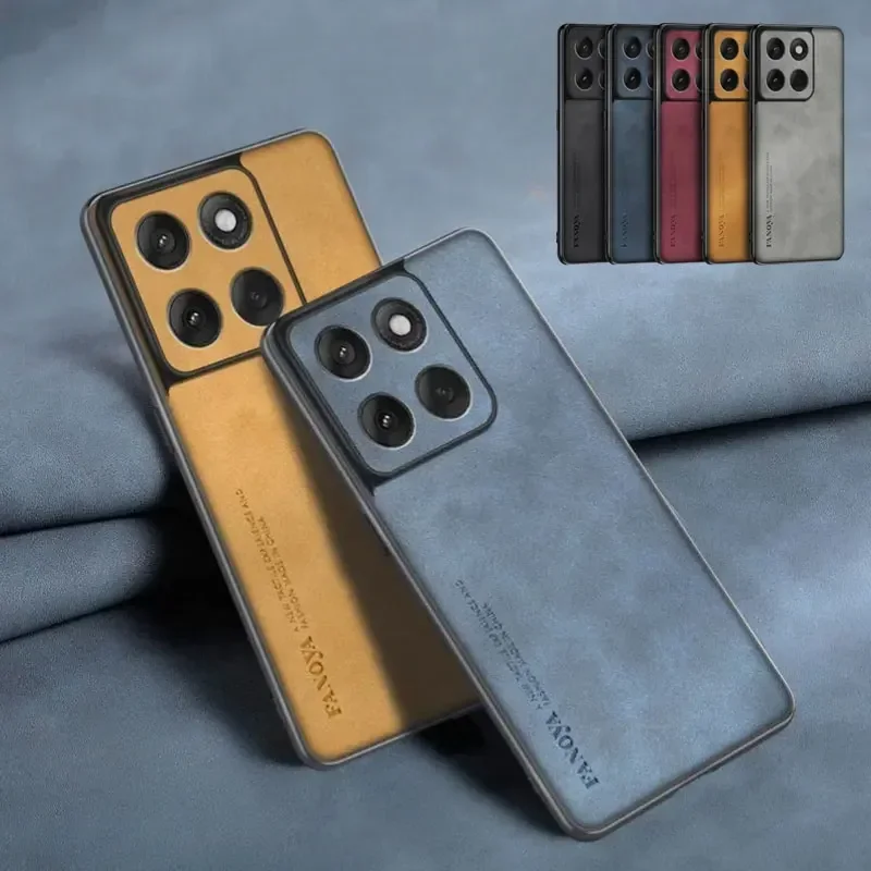 Luxury Business Leather Full-Cover Phone Case - Shockproof Protective Cover