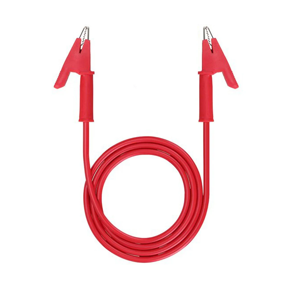 1pc Krokodil klemme Mul timer elektrische Test leitung Kabel mit isolierten Clips für HLK, Jumper, Ausrüstung elektrische Prüfung – Detail 1