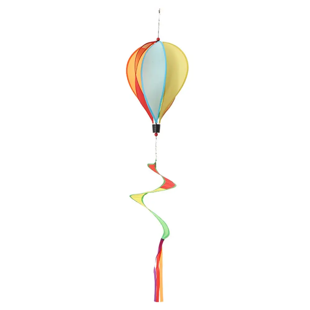 Garden Revolving Colorful Outdoor Lawn Decorations Windmills Hot Air Balloon Whirlygig Toys Pinwheels Wind Spinners