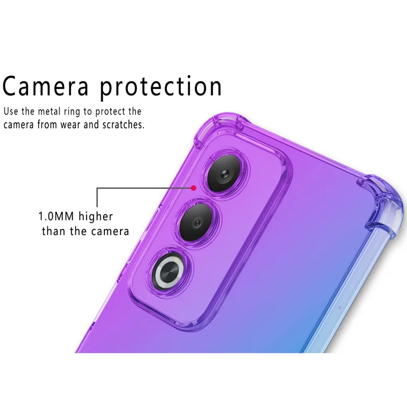 Gradient TPU protective cover for OPPO A40 M A3 Pro A80 5G A60 4G K12X