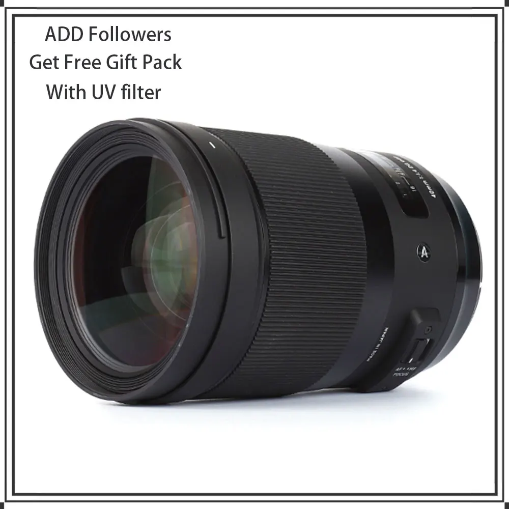 Sigma 40Mm F1.4 Dg Hsm Art Lens Per Canon Nikon Sony E Mount