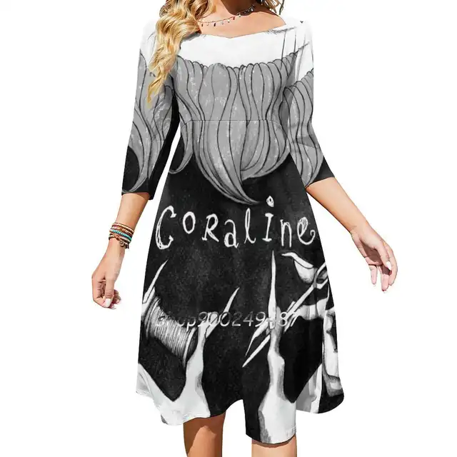 Um Conto de Fadas Sombrio em Forma de Vestido: O Vestido de Coraline 6 Vestido Coraline: Um Conto de Fadas Sombrio em Forma de Vestido