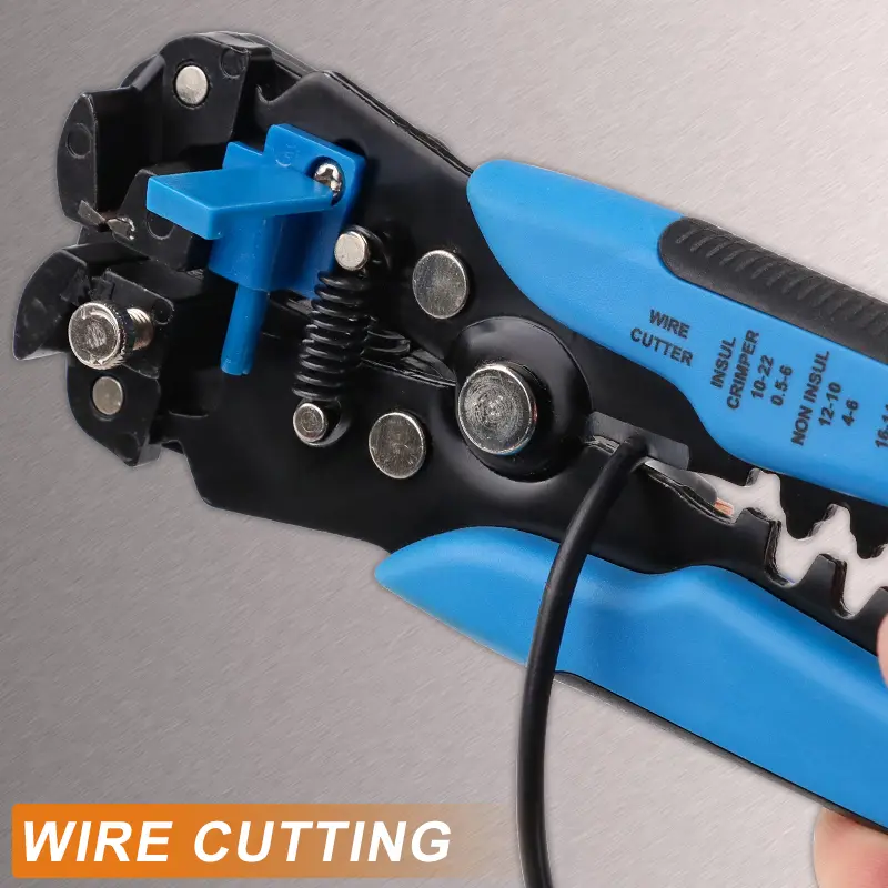 Wire Stripper 24-10 AWG (0.2-6 Mm²) YE-1SE,3 In 1 Automatic Wire Stripping Tool, With Cutting & Crimping Function image 5