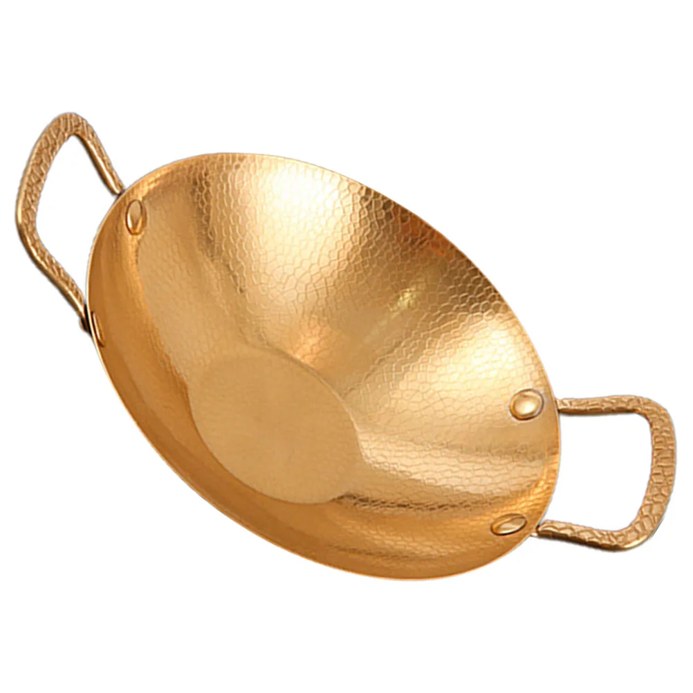 

Chinese Style Amphora Ramen Cooker Kitchen Supply Stainless Steel Metal Pans for Cooking