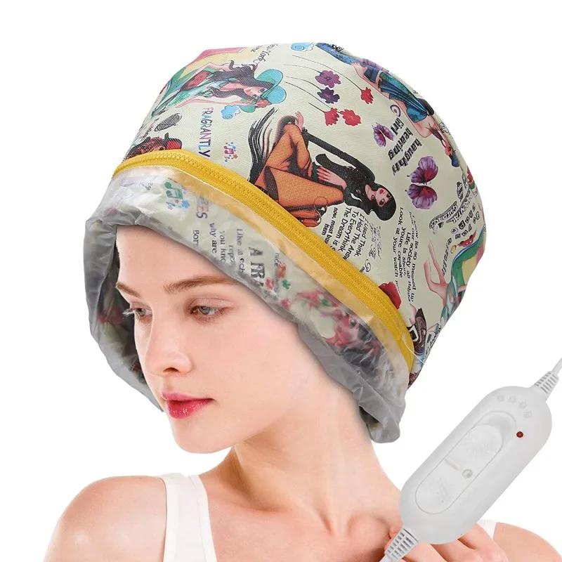 Adjustable Hair Steamer Cap Dryers Electric Hair Heating Cap Waterproof